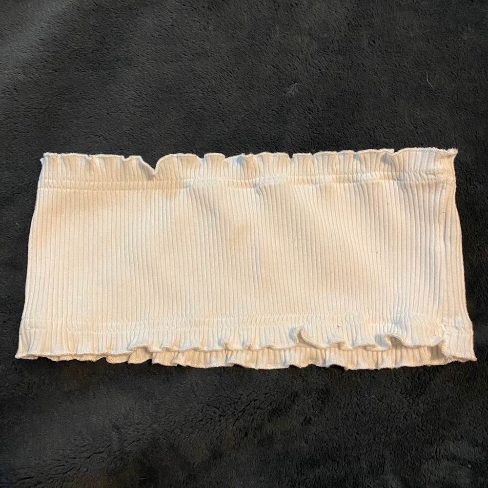 Ribbed tube top